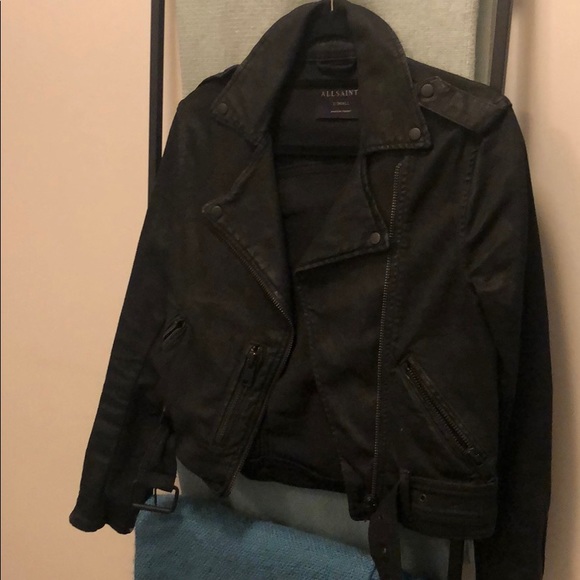 Coated denim jacket by All Saints - Picture 1 of 6